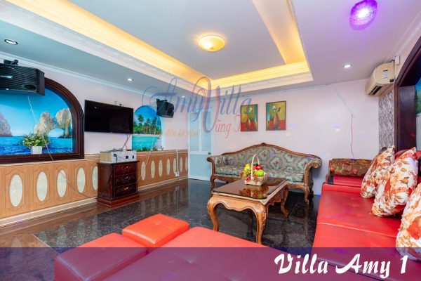 Villa Amy 1 le hong phong bai sau vung tau kim minh 7 phong ngu-bida-karaoke Hồ bơi rông, gan bien (1)