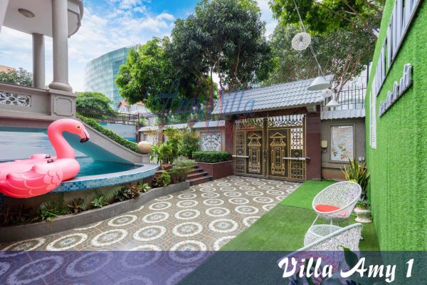 Villa Amy 1 le hong phong bai sau vung tau kim minh 7 phong ngu-bida-karaoke Hồ bơi rông, gan bien (1)