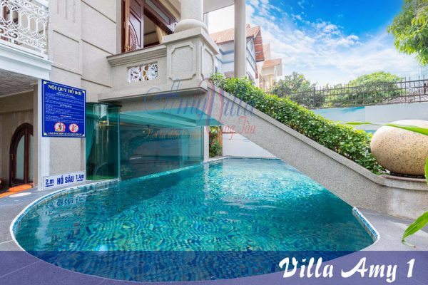 Villa Amy 1 le hong phong bai sau vung tau kim minh 7 phong ngu-bida-karaoke Hồ bơi rông, gan bien (1)