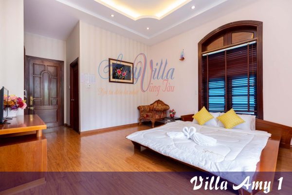 Villa Amy 1 le hong phong bai sau vung tau kim minh 7 phong ngu-bida-karaoke Hồ bơi rông, gan bien (1)