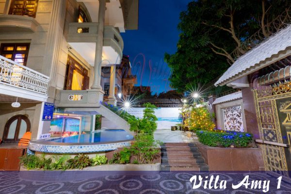 Villa Amy 1 le hong phong bai sau vung tau kim minh 7 phong ngu-bida-karaoke Hồ bơi rông, gan bien (1)