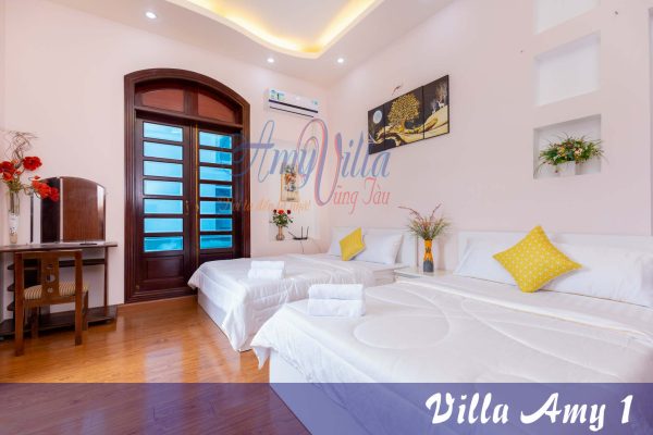 Villa Amy 1 le hong phong bai sau vung tau kim minh 7 phong ngu-bida-karaoke Hồ bơi rông, gan bien (1)